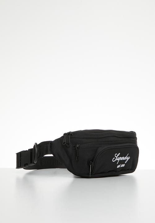 Superdry. - Code classic multi bumbag - black