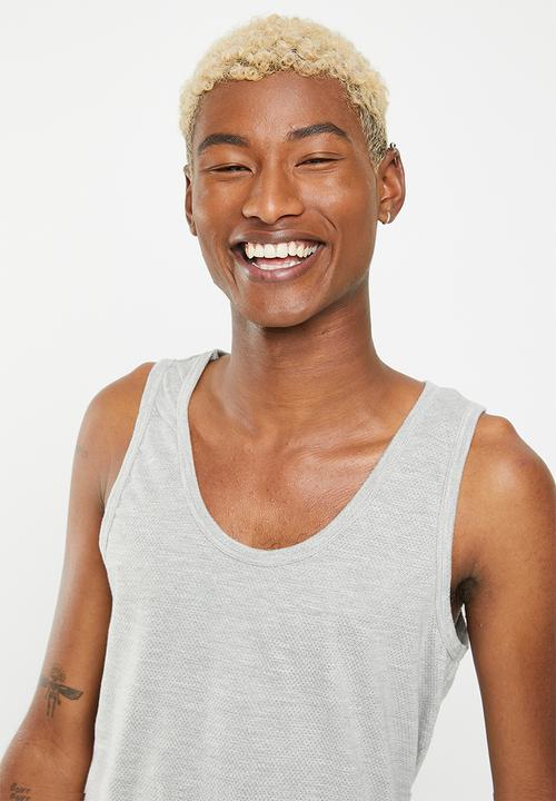 Jockey - 2 Pack eyelet vest - black & grey 