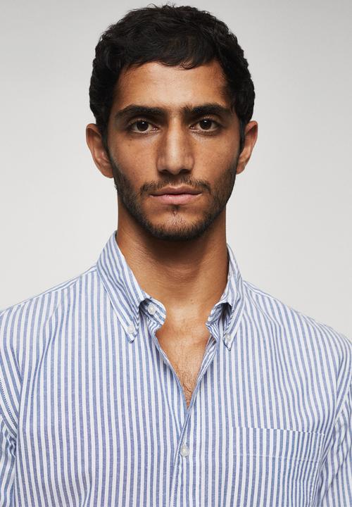 MANGO - Shirt kodak - navy
