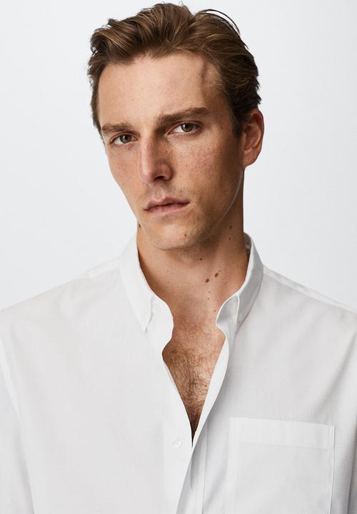 MANGO - Shirt ginza h - white