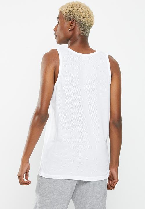 Jockey -  1 Pack eyelet vest - classic white single