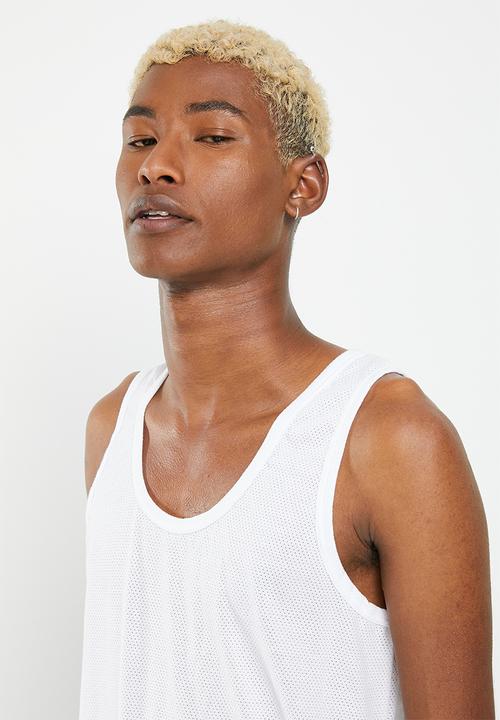Jockey -  1 Pack eyelet vest - classic white single