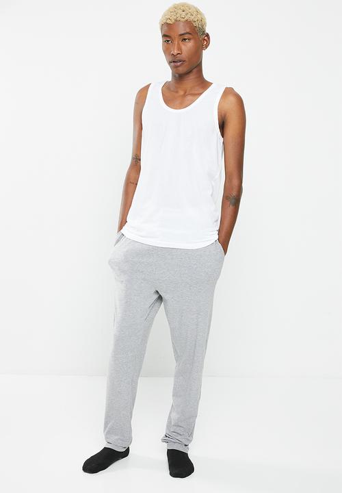 Jockey -  1 Pack eyelet vest - classic white single