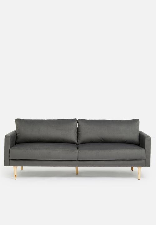 Sixth Floor - Hadley 3 seater - grey