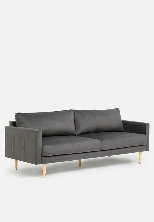 Sixth Floor - Hadley 3 seater - grey