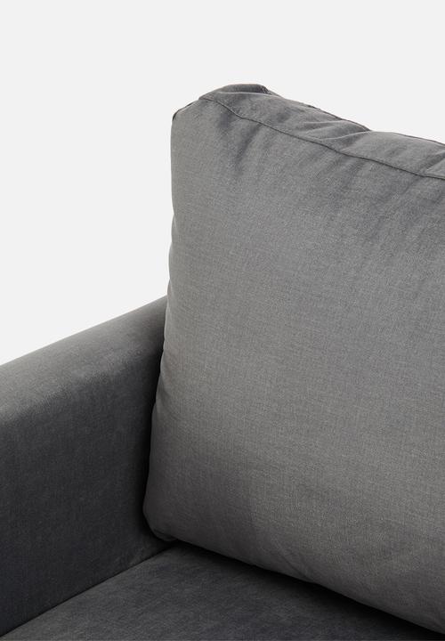 Sixth Floor - Hadley 3 seater - grey