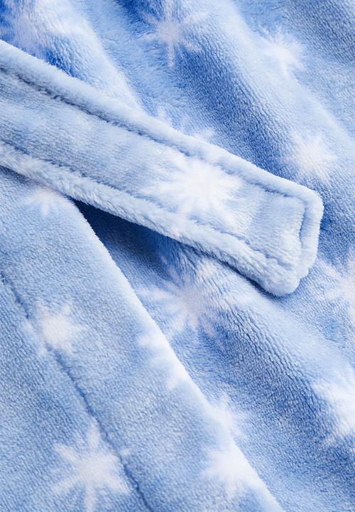 H&M - Fleece dressing gown - light blue/frozen