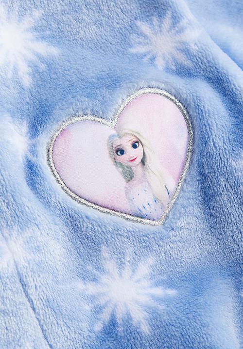 H&M - Fleece dressing gown - light blue/frozen