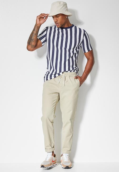 Superbalist - Nate short sleeve vertical stripe tee - multi