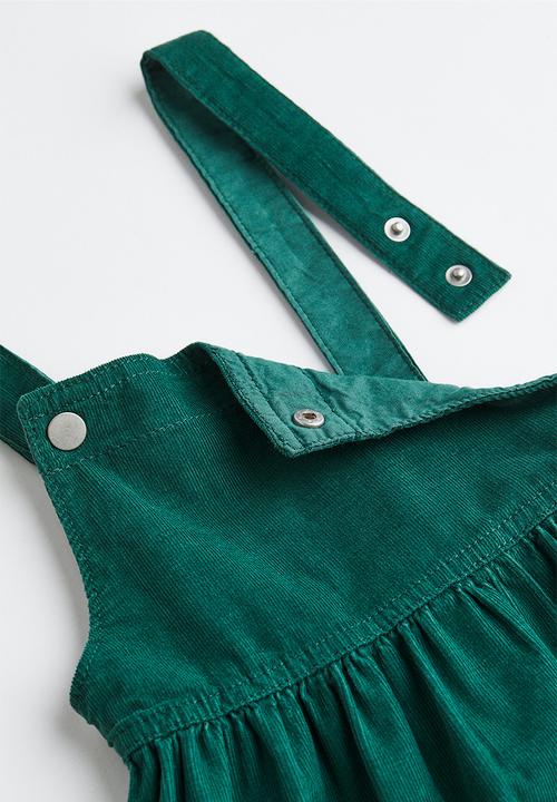 H&M - 2-piece cotton set - dark green/checked