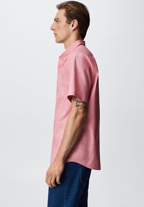MANGO - Shirt ginza h - red