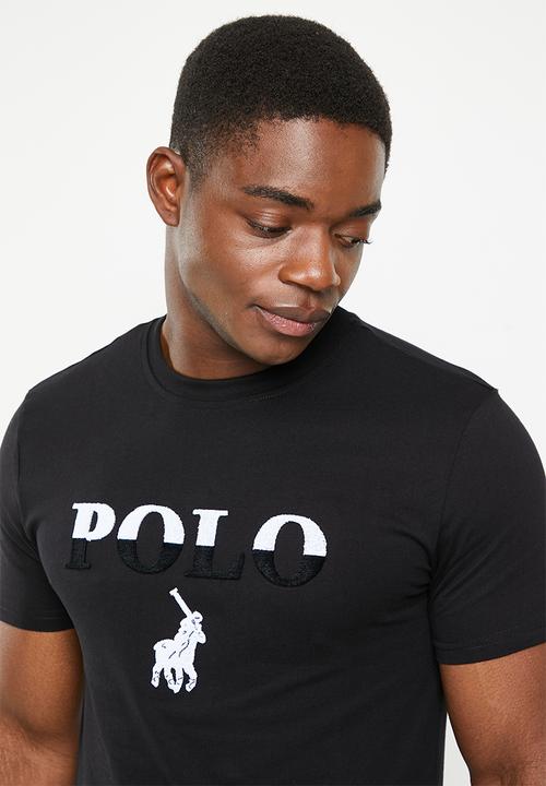 POLO - Mens logo short sleeve tee - black
