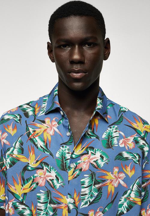 MANGO - Shirt jakarta h - navy