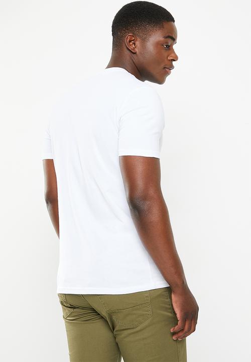 POLO - Mens logo short sleeve tee - white 