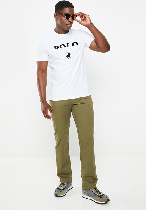 POLO - Mens logo short sleeve tee - white 