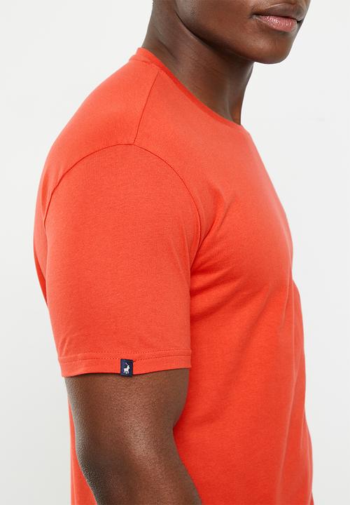 POLO - Mens crew neck short sleeve tee - red 