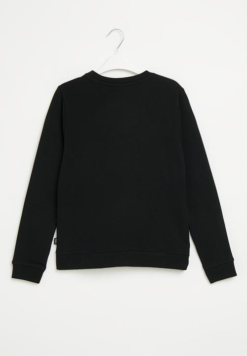 Vans - Zebra daze box logo crew - black