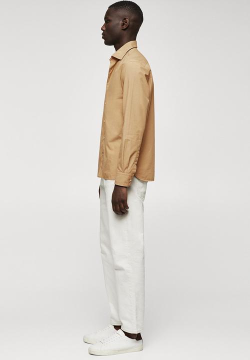 MANGO - Shirt jara - camel