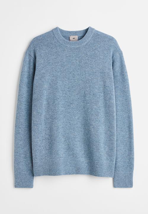H&M - Regular fit wool jumper - light blue