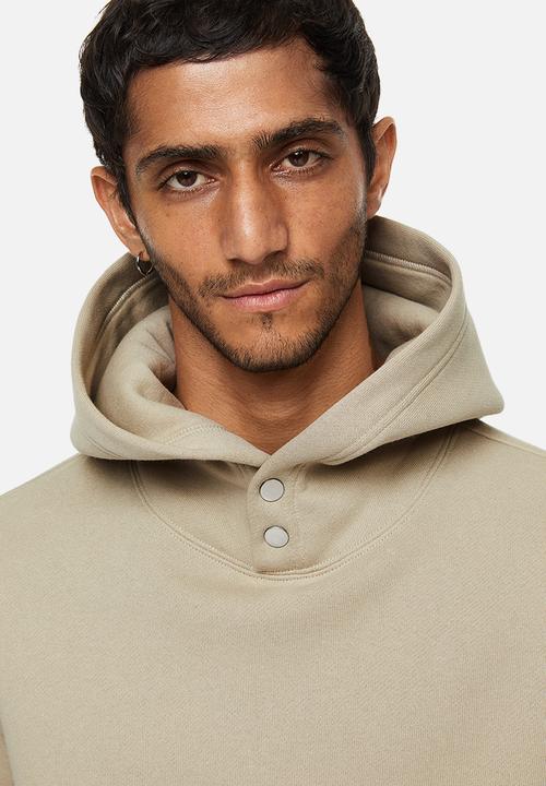 H&M - Relaxed fit hoodie - beige