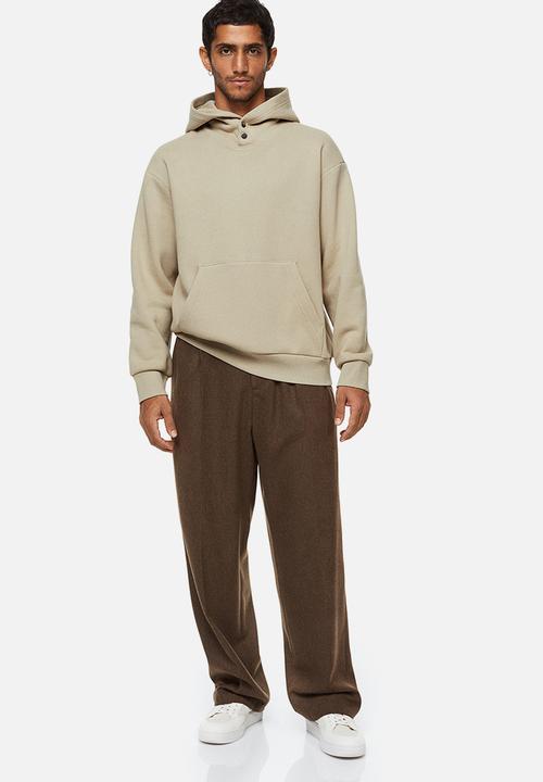 H&M - Relaxed fit hoodie - beige