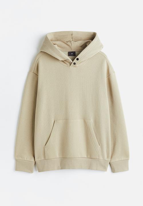 H&M - Relaxed fit hoodie - beige