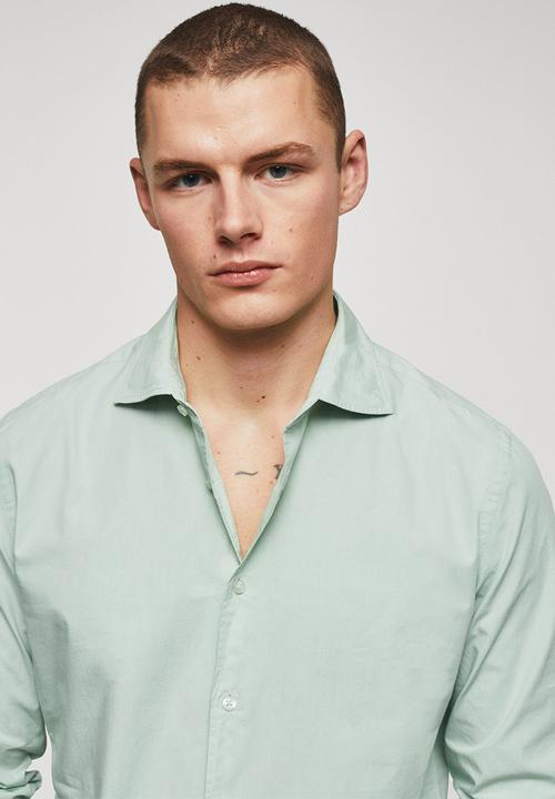 MANGO - Shirt jara - turquoise