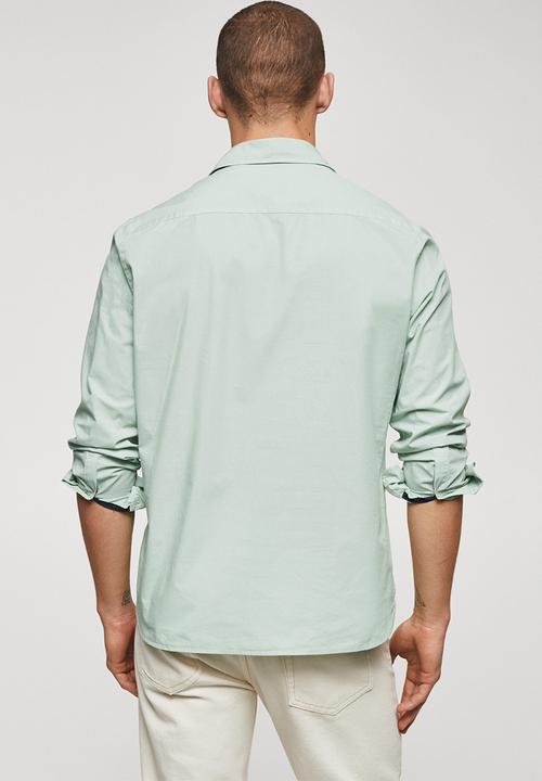 MANGO - Shirt jara - turquoise
