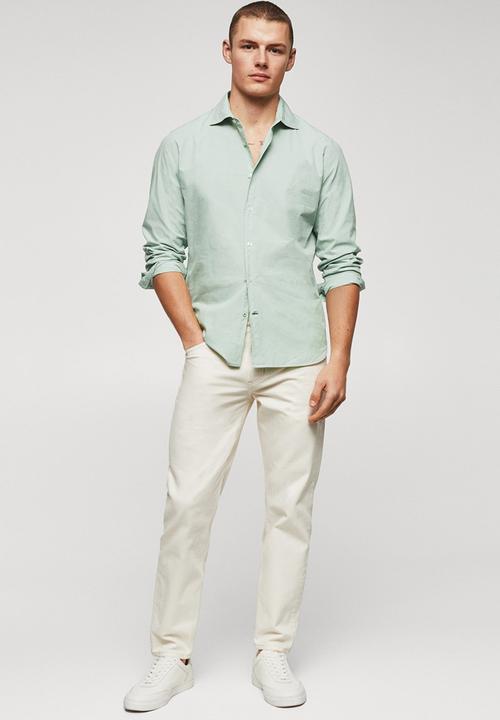 MANGO - Shirt jara - turquoise
