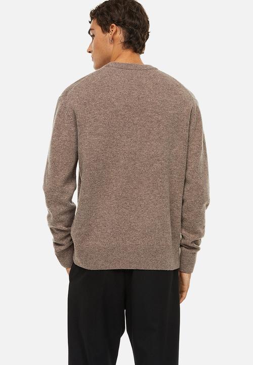H&M - Regular fit wool jumper - beige marl