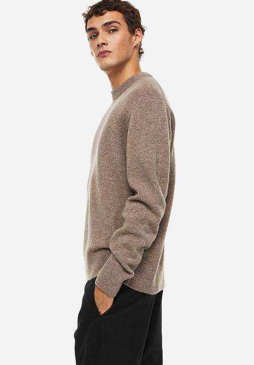 H&M - Regular fit wool jumper - beige marl