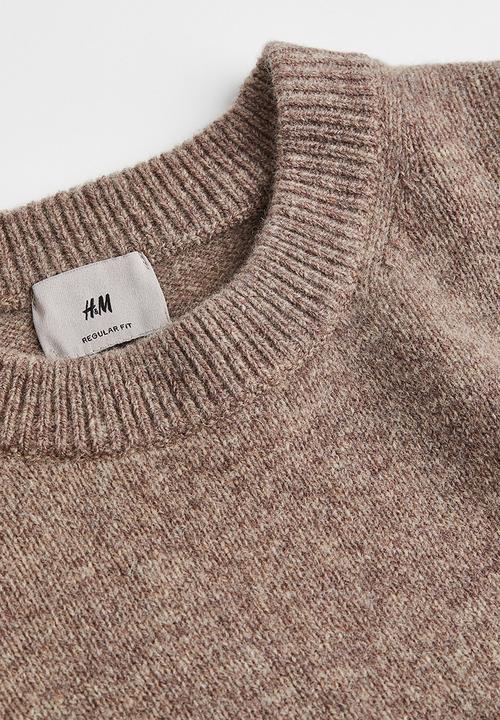 H&M - Regular fit wool jumper - beige marl