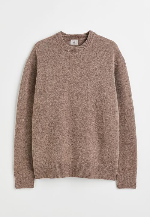 H&M - Regular fit wool jumper - beige marl