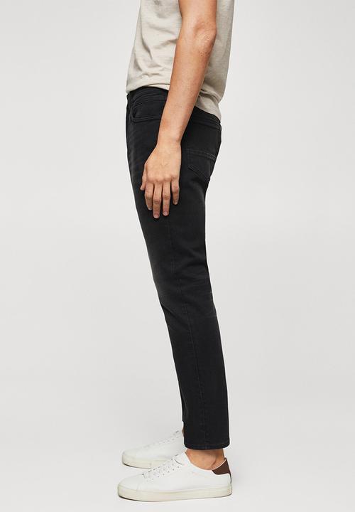 MANGO - Jeans tom - black