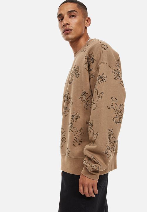 H&M - Relaxed fit sweatshirt - beige/tom and jerry