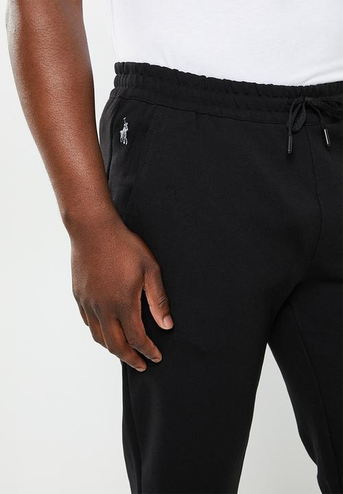 POLO - Mens knitted drawcord jogger - black 