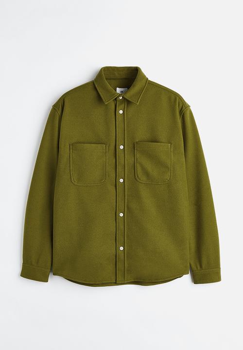 H&M - Relaxed fit overshirt - green