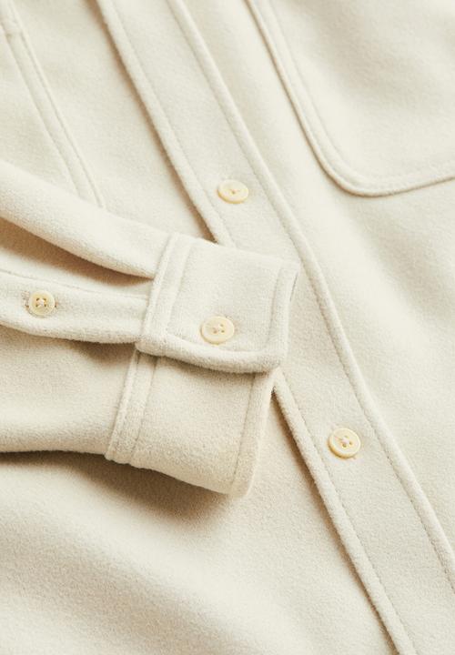 H&M - Relaxed fit overshirt - cream