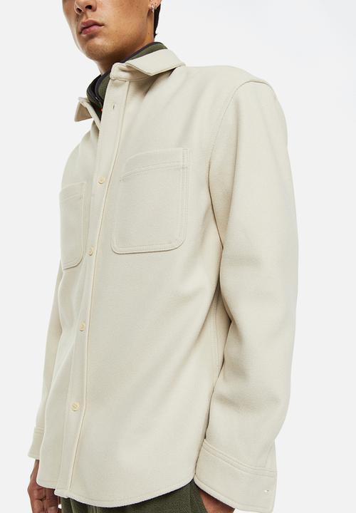 H&M - Relaxed fit overshirt - cream