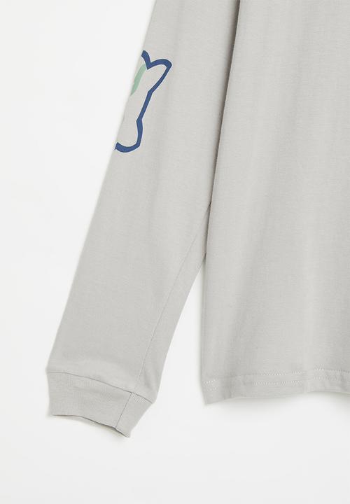 Fox - Vizen boys long sleeve tee - light grey