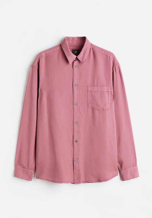H&M - Relaxed fit lyocell shirt - pink