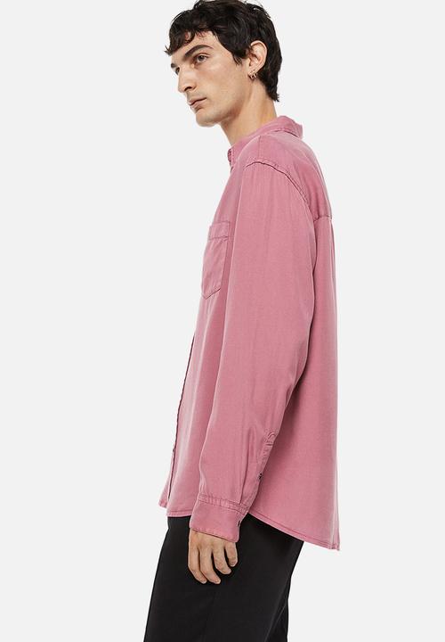 H&M - Relaxed fit lyocell shirt - pink