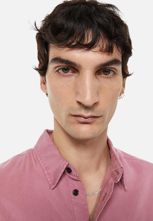 H&M - Relaxed fit lyocell shirt - pink