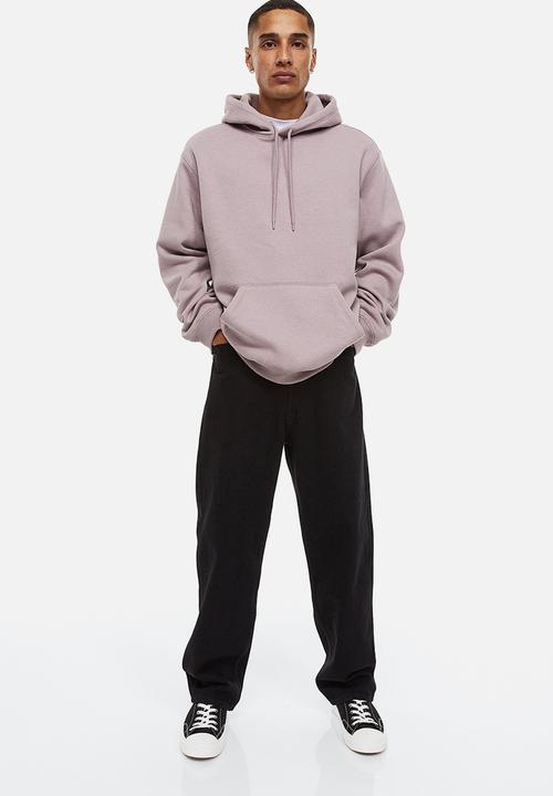 H&M - Relaxed fit hoodie - light purple