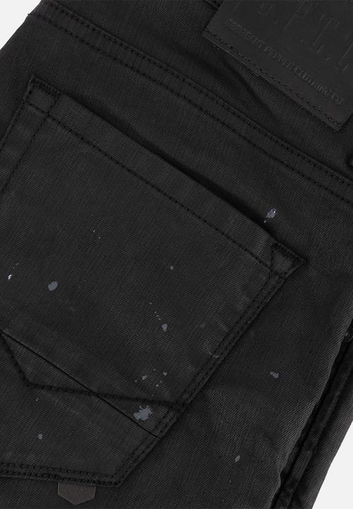 S.P.C.C - Striga jeans - black