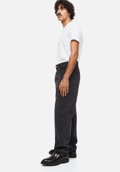H&M - Loose jeans - black