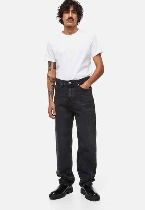 H&M - Loose jeans - black