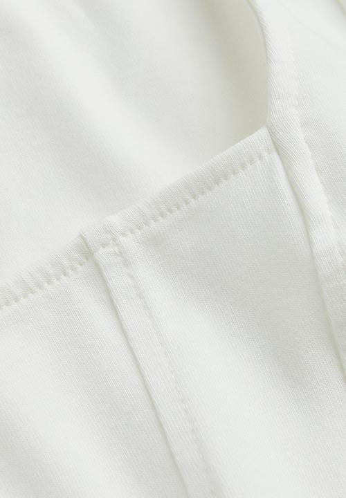 H&M - Long-sleeved bodysuit - white