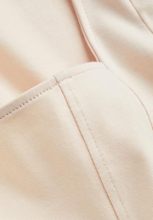 H&M - Long-sleeved body - light beige