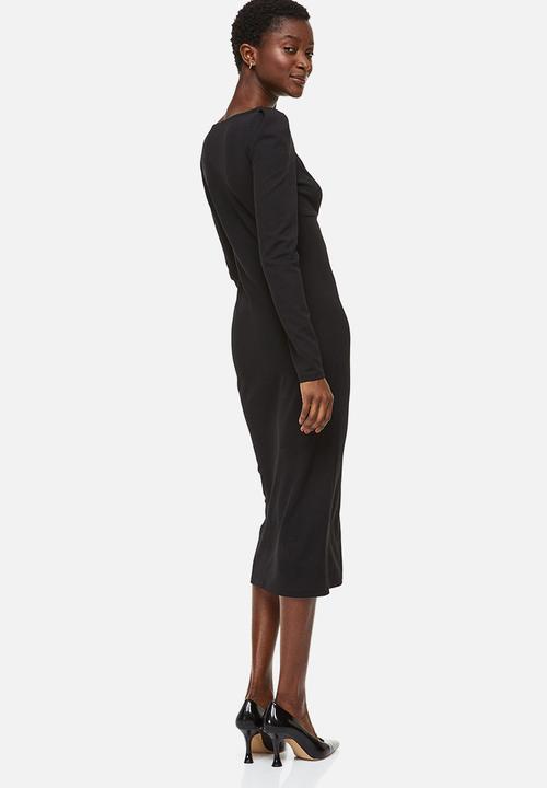 H&M - Cut-out bodycon dress - black